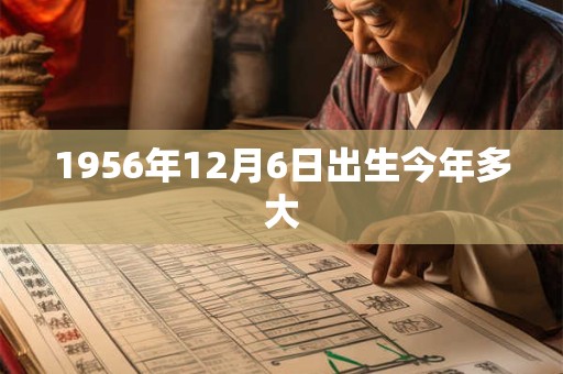 1956年12月6日出生今年多大