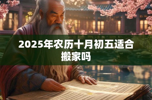 2026年农历十月初五适合搬家吗