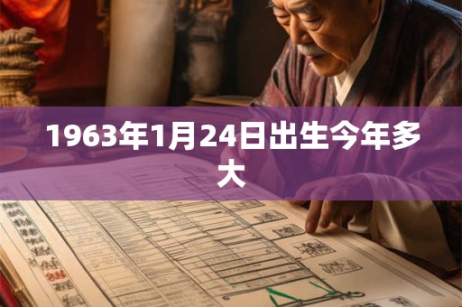 1963年1月24日出生今年多大 1963年1月24日出生今年多大