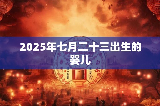 2025年七月二十三出生的婴儿