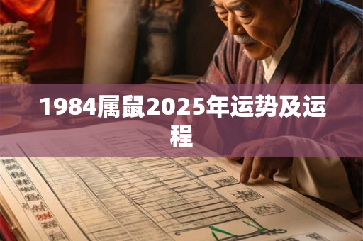1984属鼠2025年运势及运程