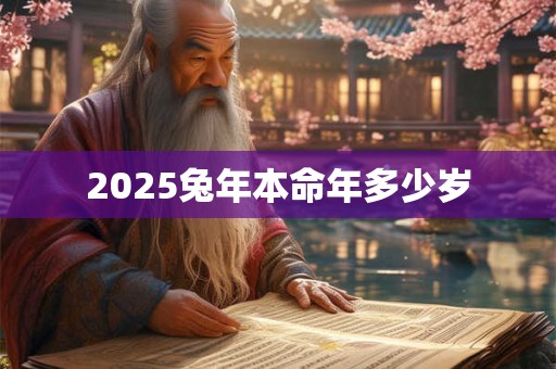 2025兔年本命年多少岁 2025兔年本命年多少岁