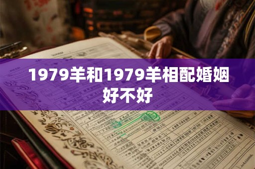 1979羊和1979羊相配婚姻好不好 1979羊和1979羊相配婚姻好不好