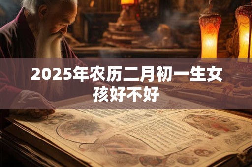 2025年农历二月初一生女孩好不好 2025年农历二月初一生女孩好不好