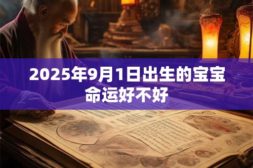 2025年9月1日出生的宝宝命运好不好 2025年9月1日出生的宝宝命运好不好