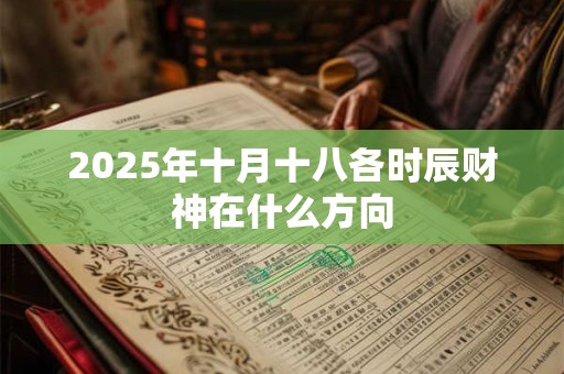 2025年十月十八各时辰财神在什么方向 2025年十月十八各时辰财神在什么方向