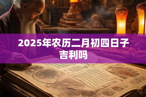 2025年农历二月初四日子吉利吗 2025年农历二月初四日子吉利吗