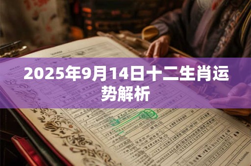 2025年9月14日十二生肖运势解析