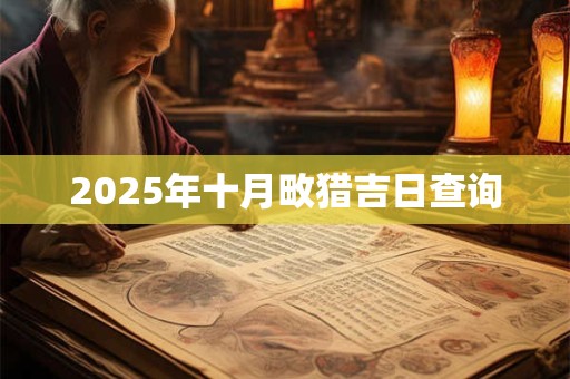 2025年十月畋猎吉日查询 2025年十月畋猎吉日查询