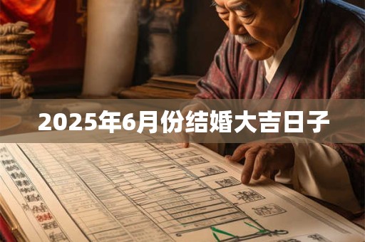 2025年6月份结婚大吉日子 2025年6月份结婚大吉日子