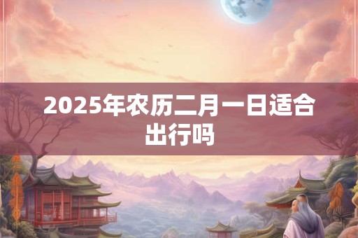 2025年农历二月一日适合出行吗 2025年农历二月一日适合出行吗