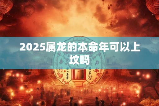 2025属龙的本命年可以上坟吗 2025属龙的本命年可以上坟吗