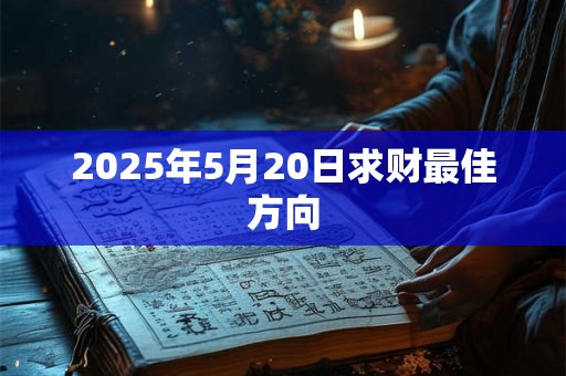 2025年5月20日求财最佳方向