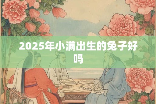 2025年小满出生的兔子好吗 2025年小满出生的兔子好吗