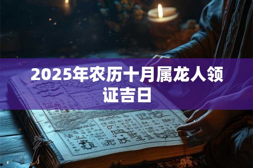 2025年农历十月属龙人领证吉日 2025年农历十月属龙人领证吉日