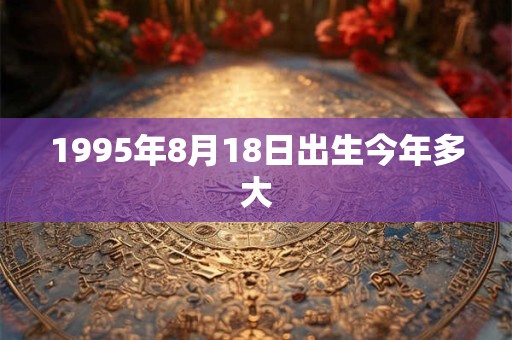 1995年8月18日出生今年多大