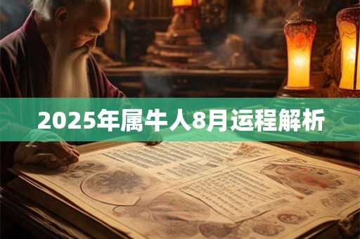 2025年属牛人8月运程解析 2025年属牛人8月运程解析