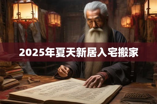 2025年夏天新居入宅搬家 2025年夏天新居入宅搬家