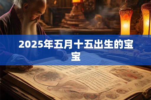 2025年五月十五出生的宝宝