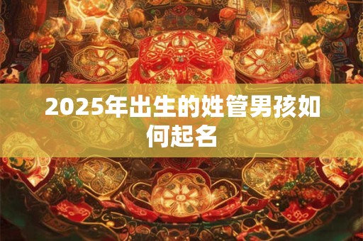 2025年出生的姓管男孩如何起名 2025年出生的姓管男孩如何起名