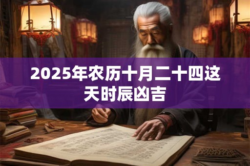 2025年农历十月二十四这天时辰凶吉 2025年农历十月二十四这天时辰凶吉