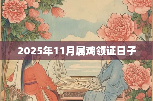 2025年11月属鸡领证日子 2025年11月属鸡领证日子