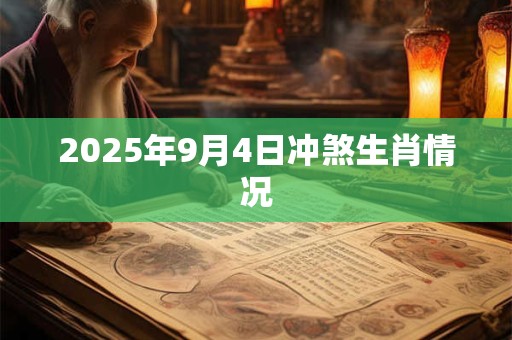 2025年9月4日冲煞生肖情况 2025年9月4日冲煞生肖情况