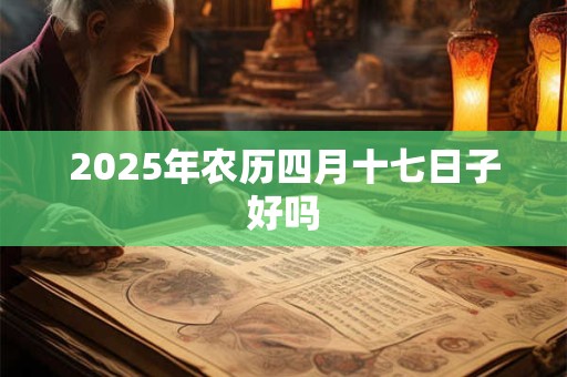 2025年农历四月十七日子好吗 2025年农历四月十七日子好吗