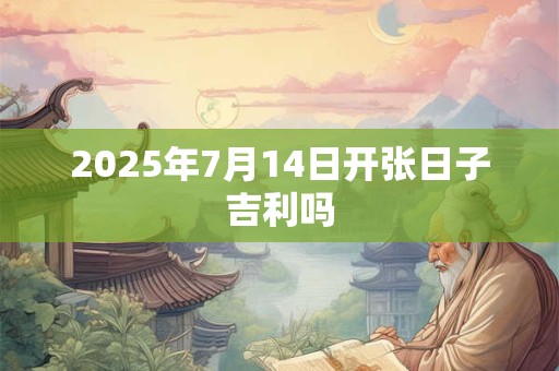 2025年7月14日开张日子吉利吗 2025年7月14日开张日子吉利吗