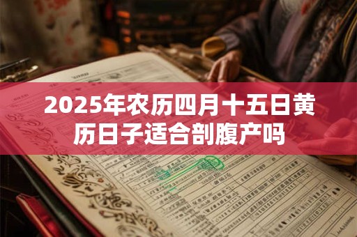 2025年农历四月十五日黄历日子适合剖腹产吗 2025年农历四月十五日黄历日子适合剖腹产吗