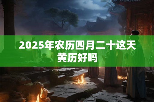 2025年农历四月二十这天黄历好吗 2025年农历四月二十这天黄历好吗