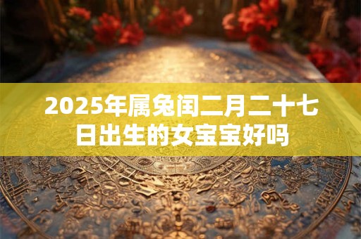 2025年属兔闰二月二十七日出生的女宝宝好吗