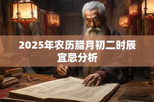 2025年农历腊月初二时辰宜忌分析