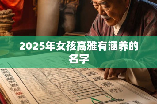 2025年女孩高雅有涵养的名字 2025年女孩高雅有涵养的名字