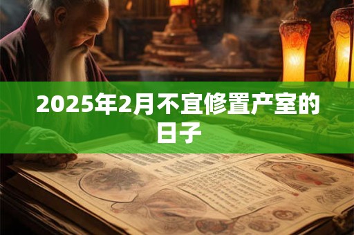 2025年2月不宜修置产室的日子 2025年2月不宜修置产室的日子