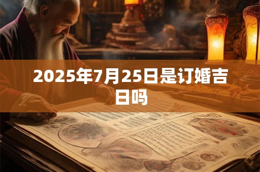 2025年7月25日是订婚吉日吗