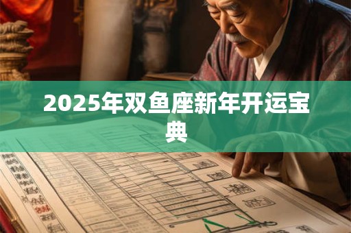 2025年双鱼座新年开运宝典 2025年双鱼座新年开运宝典