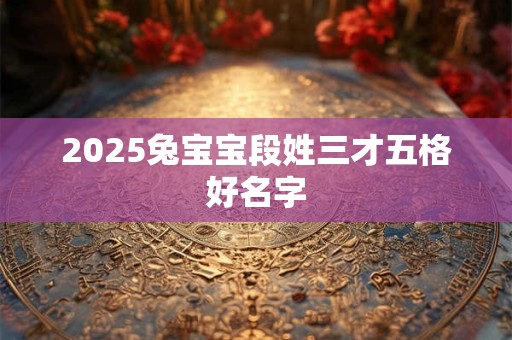 2025兔宝宝段姓三才五格好名字 2025兔宝宝段姓三才五格好名字