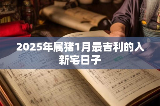 2025年属猪1月最吉利的入新宅日子 2025年属猪1月最吉利的入新宅日子