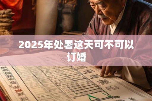 2025年处暑这天可不可以订婚 2025年处暑这天可不可以订婚