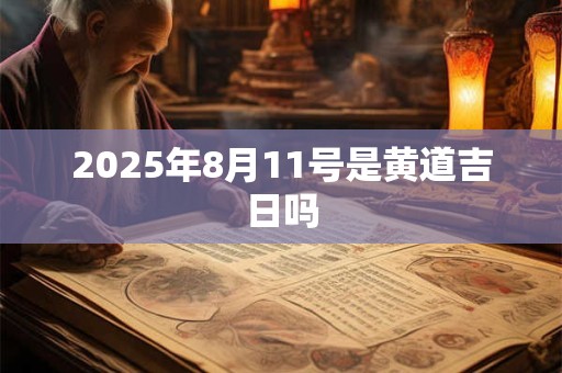 2025年8月11号是黄道吉日吗 2025年8月11号是黄道吉日吗
