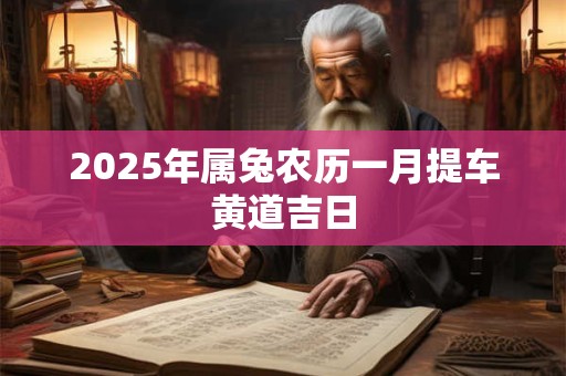 2025年属兔农历一月提车黄道吉日 2025年属兔农历一月提车黄道吉日