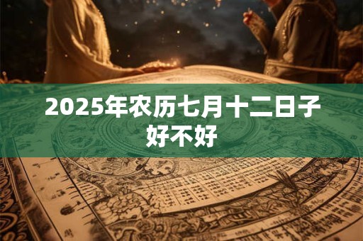 2025年农历七月十二日子好不好
