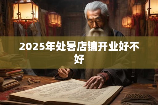 2025年处暑店铺开业好不好 2025年处暑店铺开业好不好
