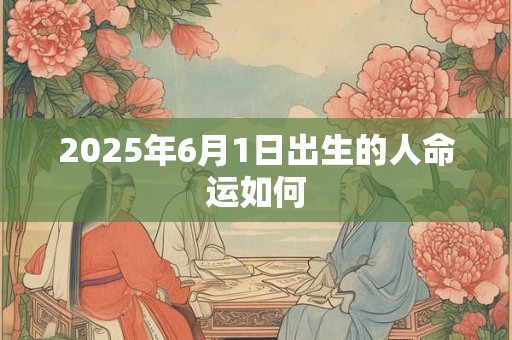 2025年6月1日出生的人命运如何 2025年6月1日出生的人命运如何