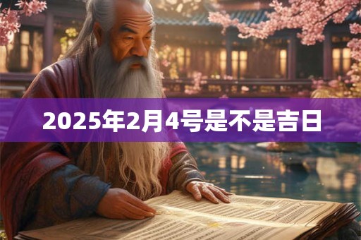 2025年2月4号是不是吉日