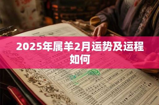 2025年属羊2月运势及运程如何 2025年属羊2月运势及运程如何