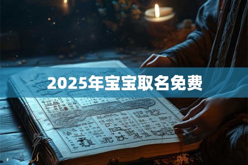 2025年宝宝取名免费 2025年宝宝取名免费