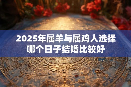 2025年属羊与属鸡人选择哪个日子结婚比较好 2025年属羊与属鸡人选择哪个日子结婚比较好