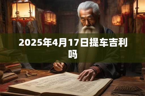 2025年4月17日提车吉利吗 2025年4月17日提车吉利吗